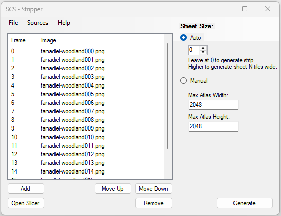 SCS Stripper app screenshot